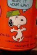 画像6: ct-180901-221 Snoopy / 1970's Tin Can