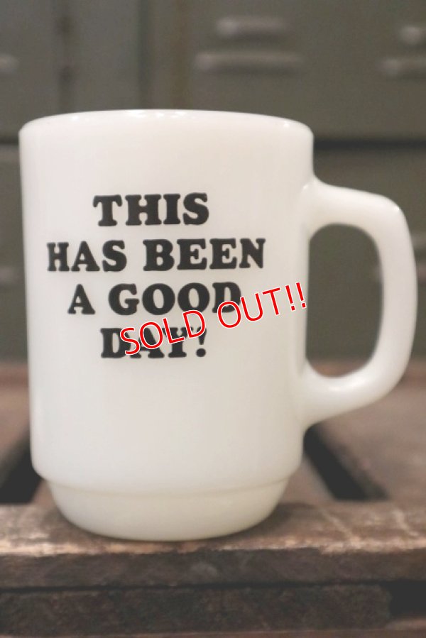 画像3: ct-180901-223 Snoopy / Anchor Hocking 1970's-1980's Good Day 9oz Mug