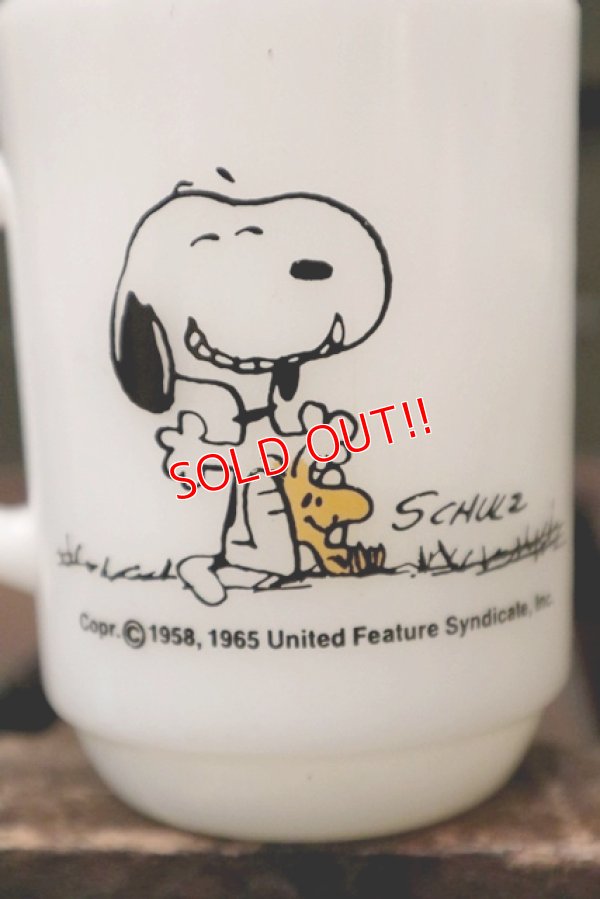 画像2: ct-180901-223 Snoopy / Anchor Hocking 1970's-1980's Good Day 9oz Mug