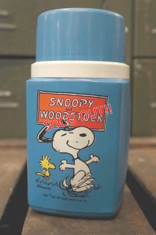 画像1: ct-180901-180 Snoopy / 1970's-1980's Thermos Bottle