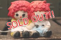 ct-180901-226 Raggedy Ann & Andy / Vintage Night Light