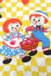 画像1: ct-180901-167 Raggedy Ann & Andy / 1980's Flat Sheet (Twin) (1)