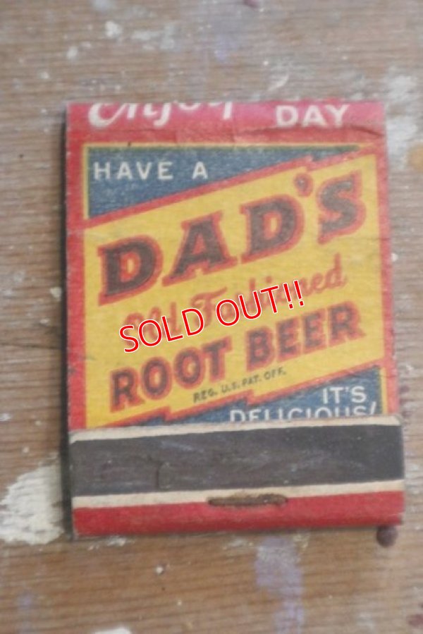画像2: dp-180901-16 DAD'S ROOT BEER / 1950's-1960's Match Book