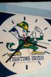 画像2: dp-180801-93 University of Notre Dame / 1970's Pennant Wall Clock (2)