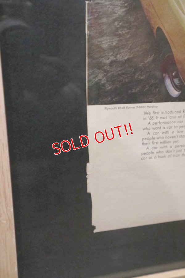 画像5: ct-180901-227 Chrysler Plymouth Road Runner / 1970's Advertising