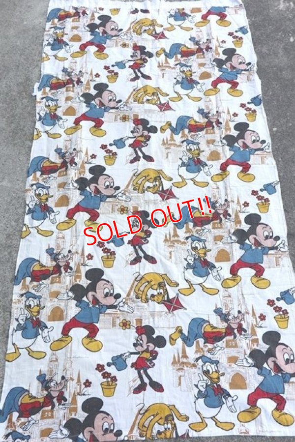 画像1: ct-180901-171 Walt Disney World / 1970's-1980's Fabric