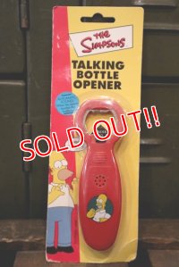 ct-181001-03 the Simpsons / Homer 2003 Talking Bottle Opener