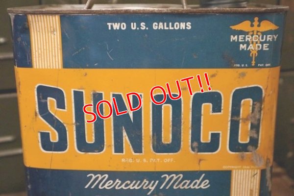 画像5: dp181001-03 SUNOCO / 1950's 2 Gallons Motor Oil Can
