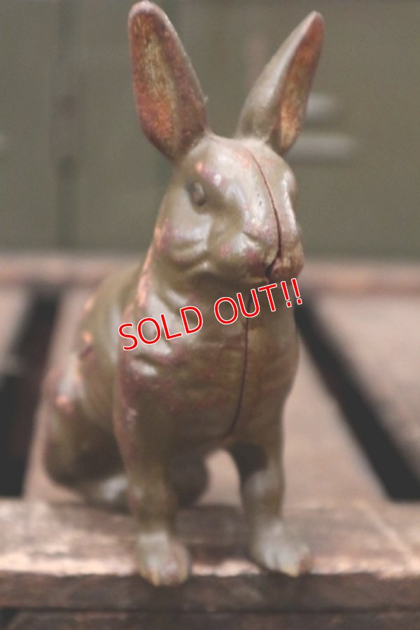 画像2: dp-180901-20 late 1800's〜early 1900's Penny Bank "Rabbit"