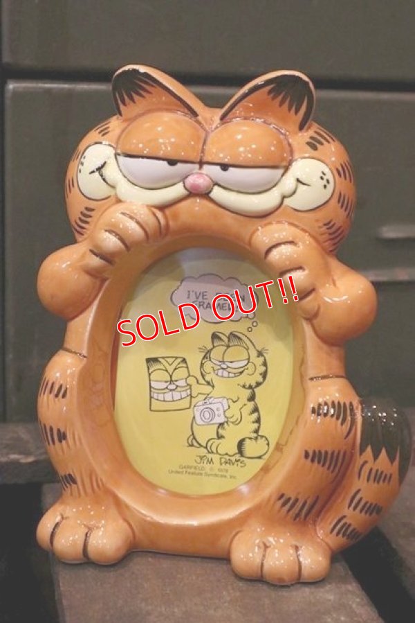 画像1: ct-181001-09 Garfield / 1980's Ceramic Photo Frame