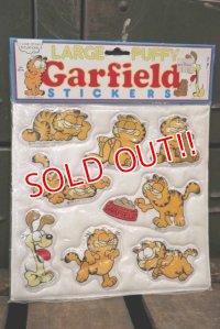 ct-181001-10 Garfield / 1978 Large Puffy Stickers