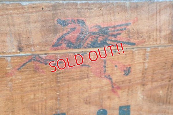 画像3: dp-181001-10 Mobiloil / 1940's Wood Sign