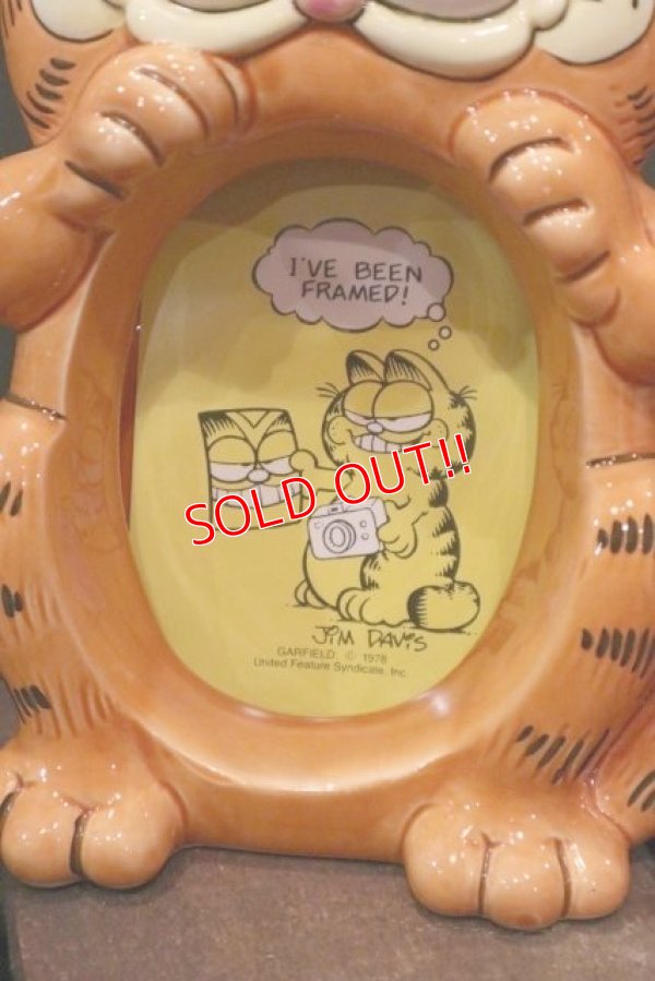 画像3: ct-181001-09 Garfield / 1980's Ceramic Photo Frame