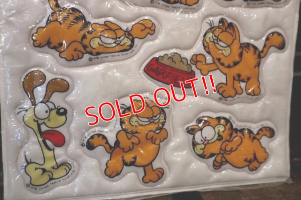 画像4: ct-181001-10 Garfield / 1978 Large Puffy Stickers