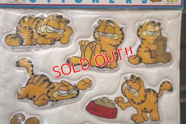 画像3: ct-181001-10 Garfield / 1978 Large Puffy Stickers