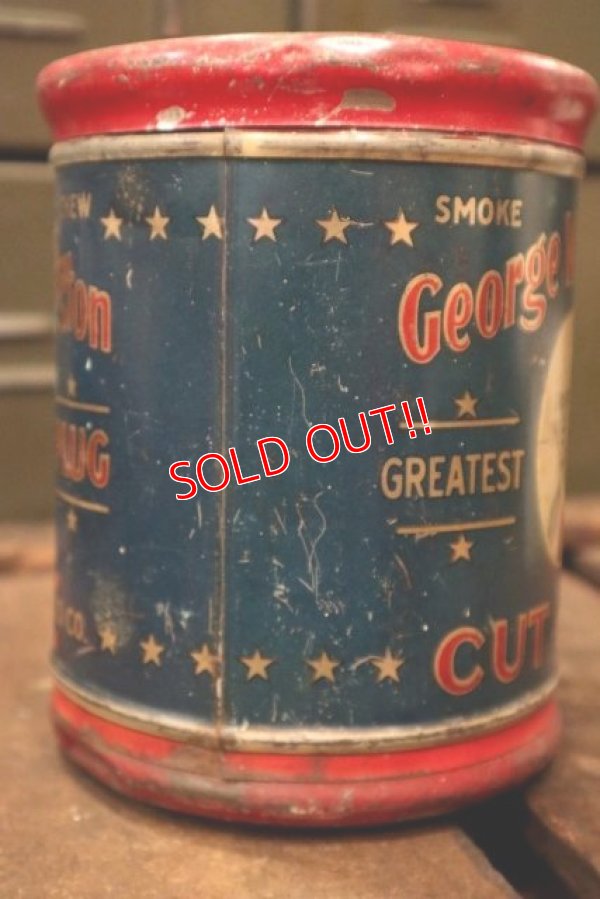 画像5: dp-181001-31 GEORGE WASHINGTON / CUT PLUG Tobcco Can