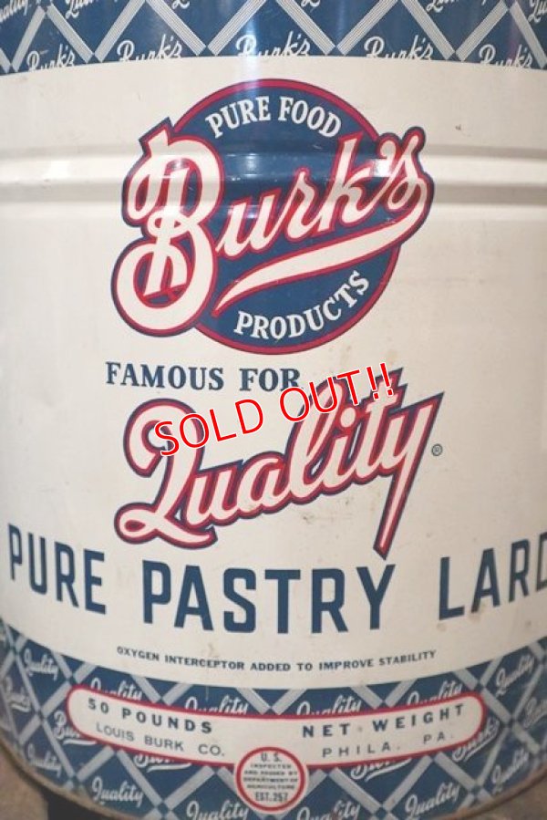 画像2: dp-181001-32 Burk's / Pure Pastry Lard Can