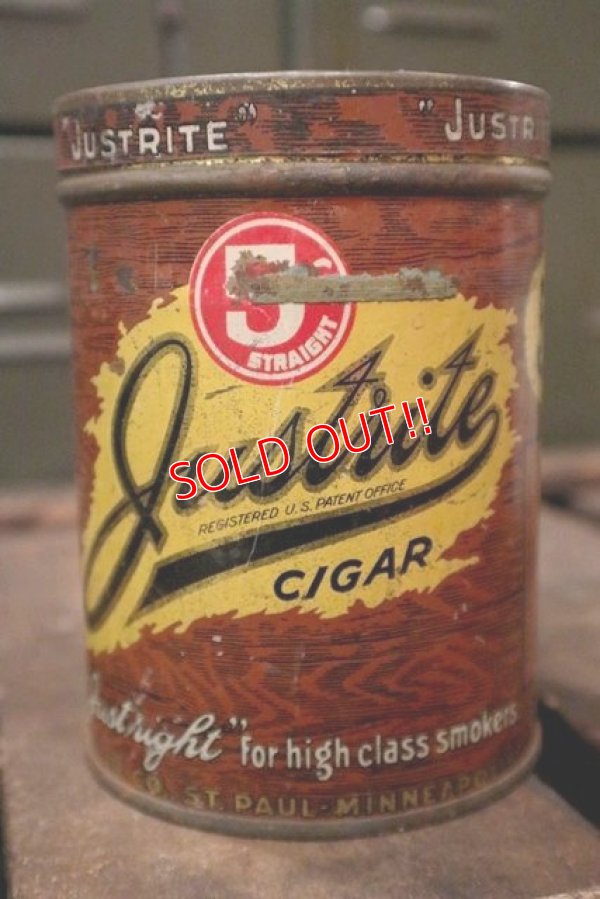 画像2: dp-181001-26 JUSTRITE CIGAR / Vintage Can