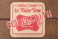 dp-181001-49 Miller High Life / Vintage Coaster