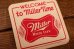 画像2: dp-181001-49 Miller High Life / Vintage Coaster (2)