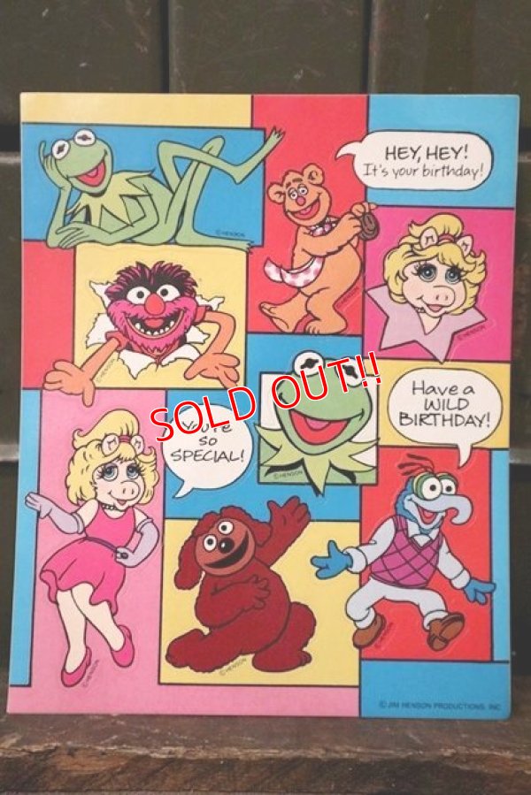 画像1: ct-181031-06 The Muppets / 1980's Sticker (B)