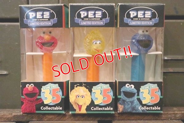 画像1: pz-160901-151 SESAME STREET / 35th Anniversary PEZ Dispenser Set