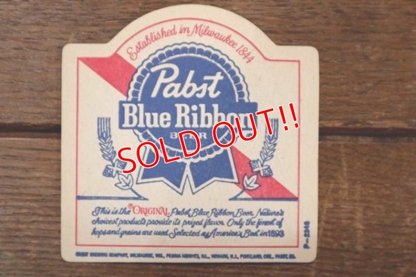 画像2: dp-181001-46 Pabst Blue Ribbon / Vintage Coaster