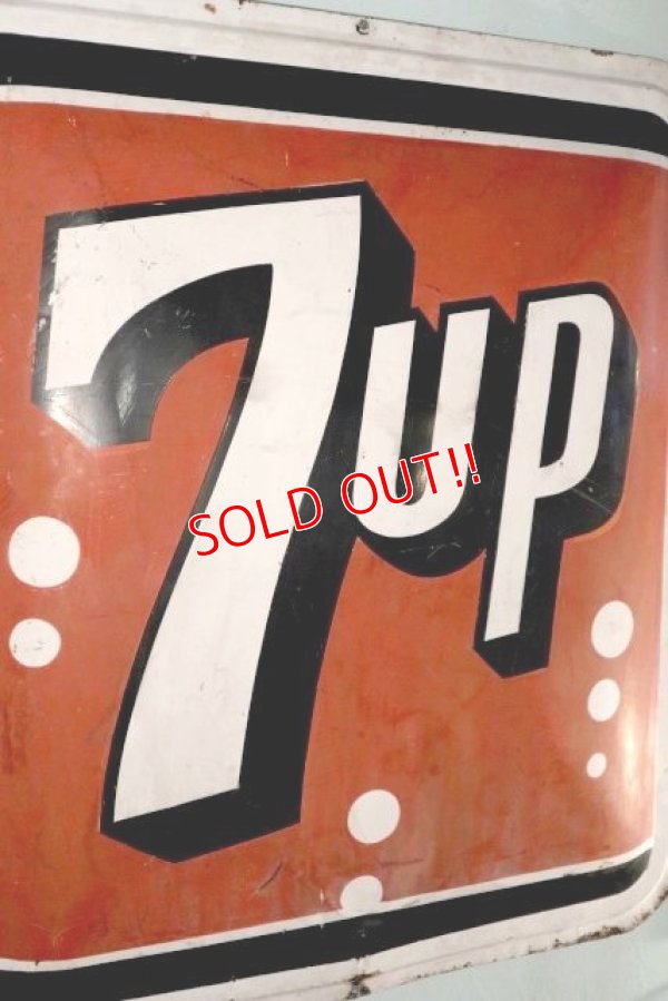 画像2: dp-181001-12 7up / 1960's Metal Sign