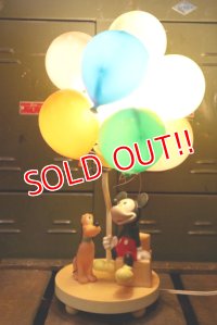ct-181031-13 Mickey Mouse & Pluto / 1980's Balloon Light