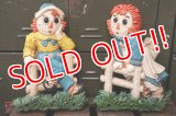 ct-181031-07 Raggedy Ann & Andy / 1970's Wall Decoration Set