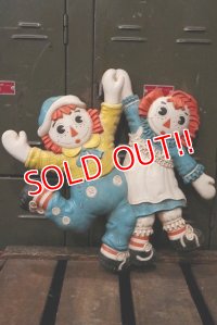 ct-181031-08 Raggedy Ann & Andy / 1970's Wall Decoration