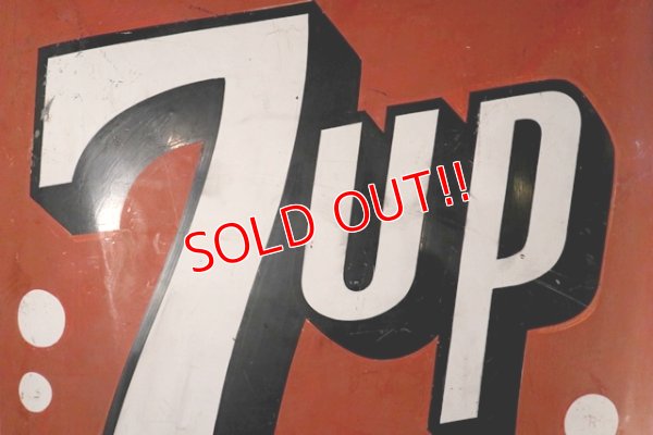 画像6: dp-181001-12 7up / 1960's Metal Sign