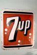 画像1: dp-181001-12 7up / 1960's Metal Sign (1)