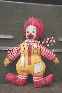 ct-181101-01 McDonald's / Ronald McDonald 1980's mini Cloth Doll