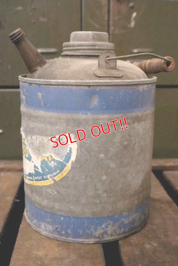 画像3: dp-181001-34 GALVANIZED / 1940's-1950's Gas Can