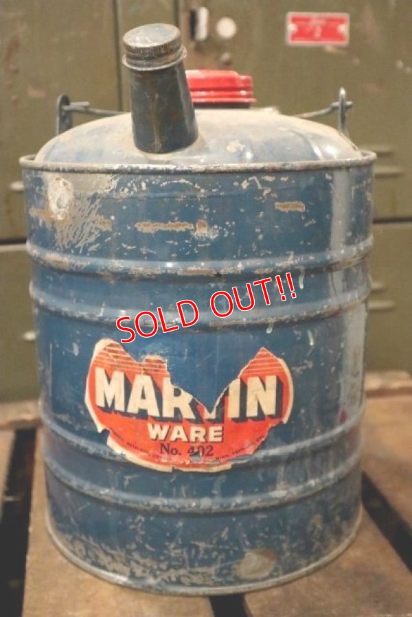 画像1: dp-181001-33 MARTIN WARE / 1940's Gas Can