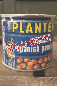 dp-181101-09 Planters / Mr.Peanuts 1960's-1970's Spanish Peanuts Tin Can