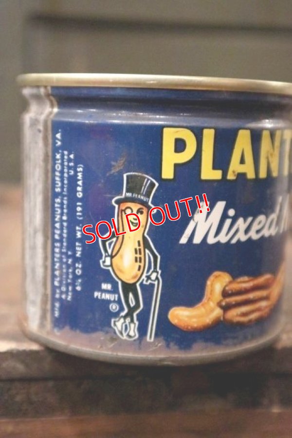 画像2: dp-181101-08 Planters / Mr.Peanuts 1960's Mixed Nuts Tin Can