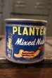 画像1: dp-181101-08 Planters / Mr.Peanuts 1960's Mixed Nuts Tin Can (1)