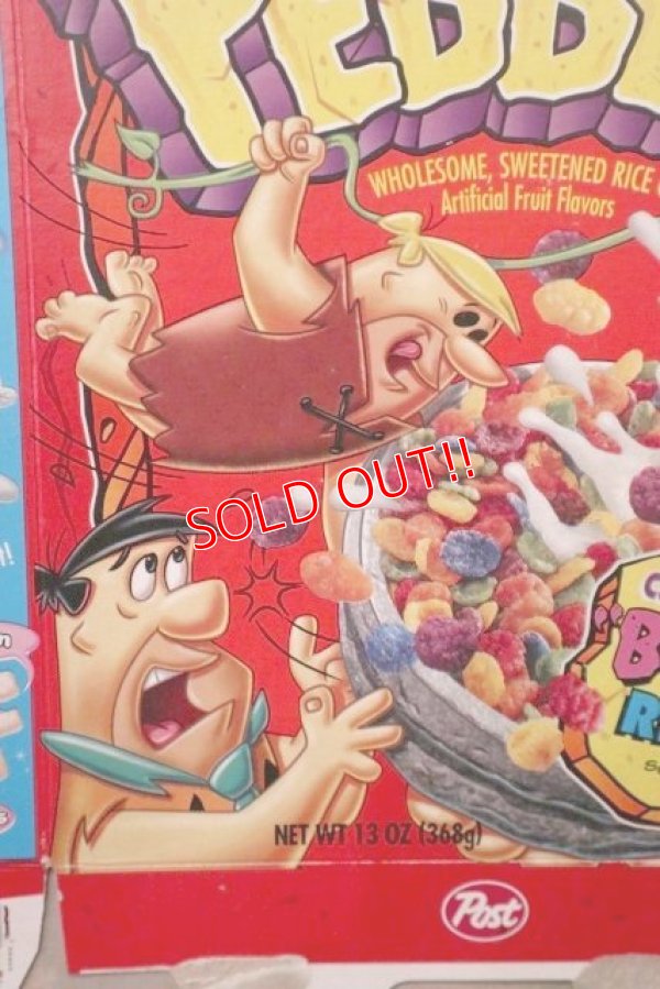画像2: dp-181101-50 The Flintstones / Post 1995 Fruity Pebbles Cereal Box