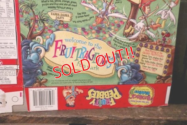 画像9: dp-181101-50 The Flintstones / Post 1995 Fruity Pebbles Cereal Box