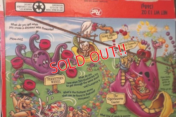画像7: dp-181101-50 The Flintstones / Post 1995 Fruity Pebbles Cereal Box