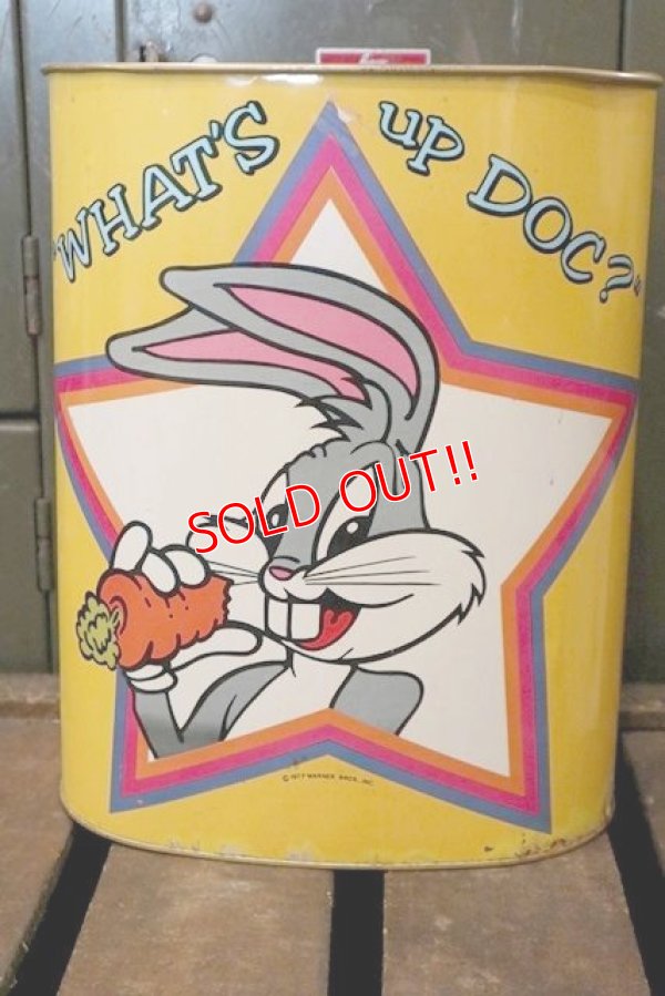 画像1: ct-181101-56 Bugs Bunny / Cheinco 1977 Trash Box