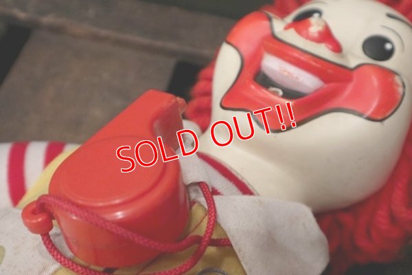 画像12: ct-181101-37 McDonald's CANADA / Hasbro Ronald McDonald 1978 Whistle Doll