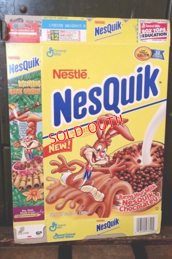 画像1: ct-181101-50 General Mills / 1999 Nestle Nes Quik Cereal Box