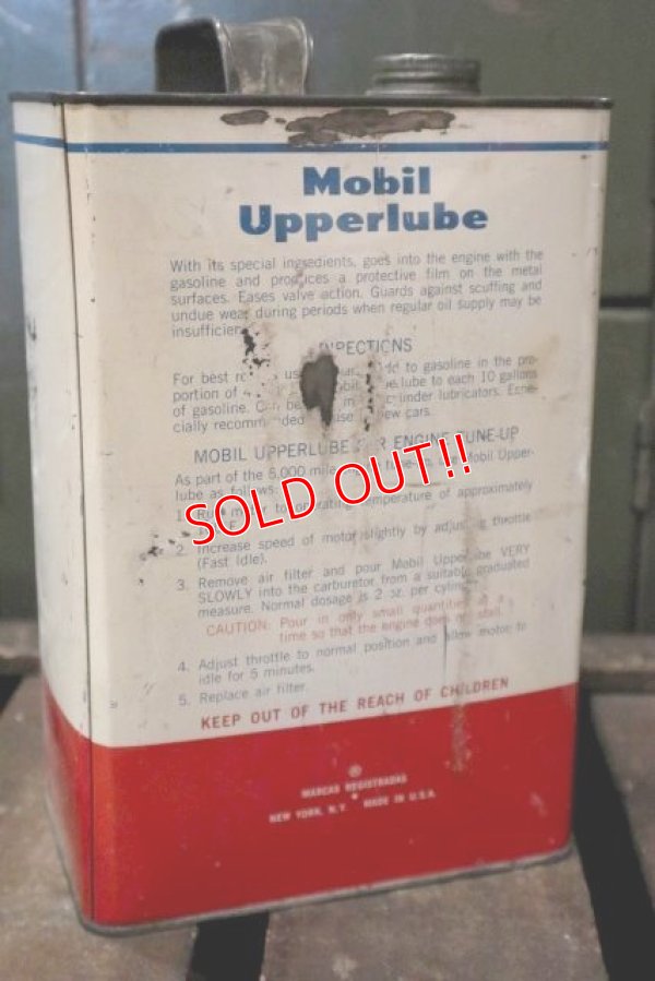 画像5: dp-181101-27 Mobil / Upperlube 1950's-1960's Oil Can