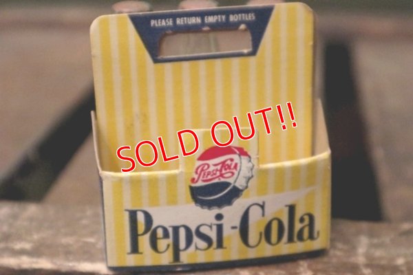 画像8: dp-181101-11 Pepsi / Vintage Miniature Bottle & Paper Carrier