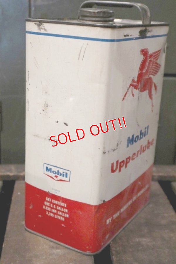 画像3: dp-181101-27 Mobil / Upperlube 1950's-1960's Oil Can