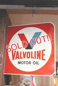 dp-181101-42 VALVOLINE / 1960's w-side sign