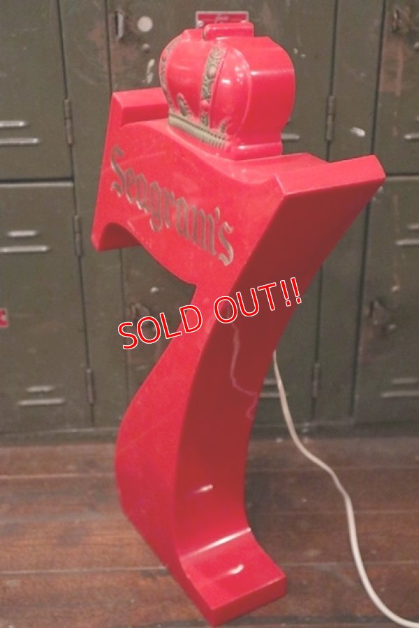 画像6: dp-181101-23 Seagram's 7 Crown Whiskey / 1970's-1980's Lighted Sign